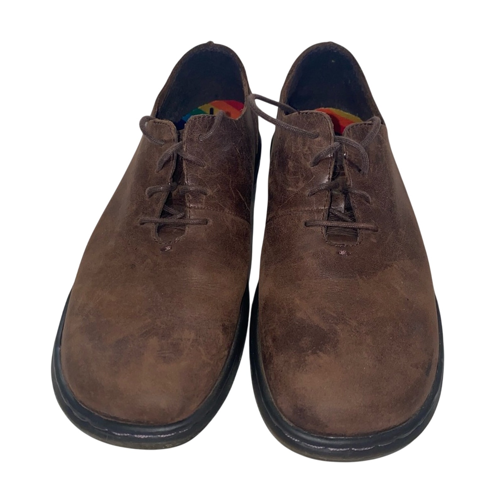 Dr. Martens Lorrie Iii Brown Leather Oxford Shoes Uk 6 Us 8 Vietnam Minimalist